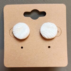 Free w/ Purchase Glitter Clay Stud Earrings